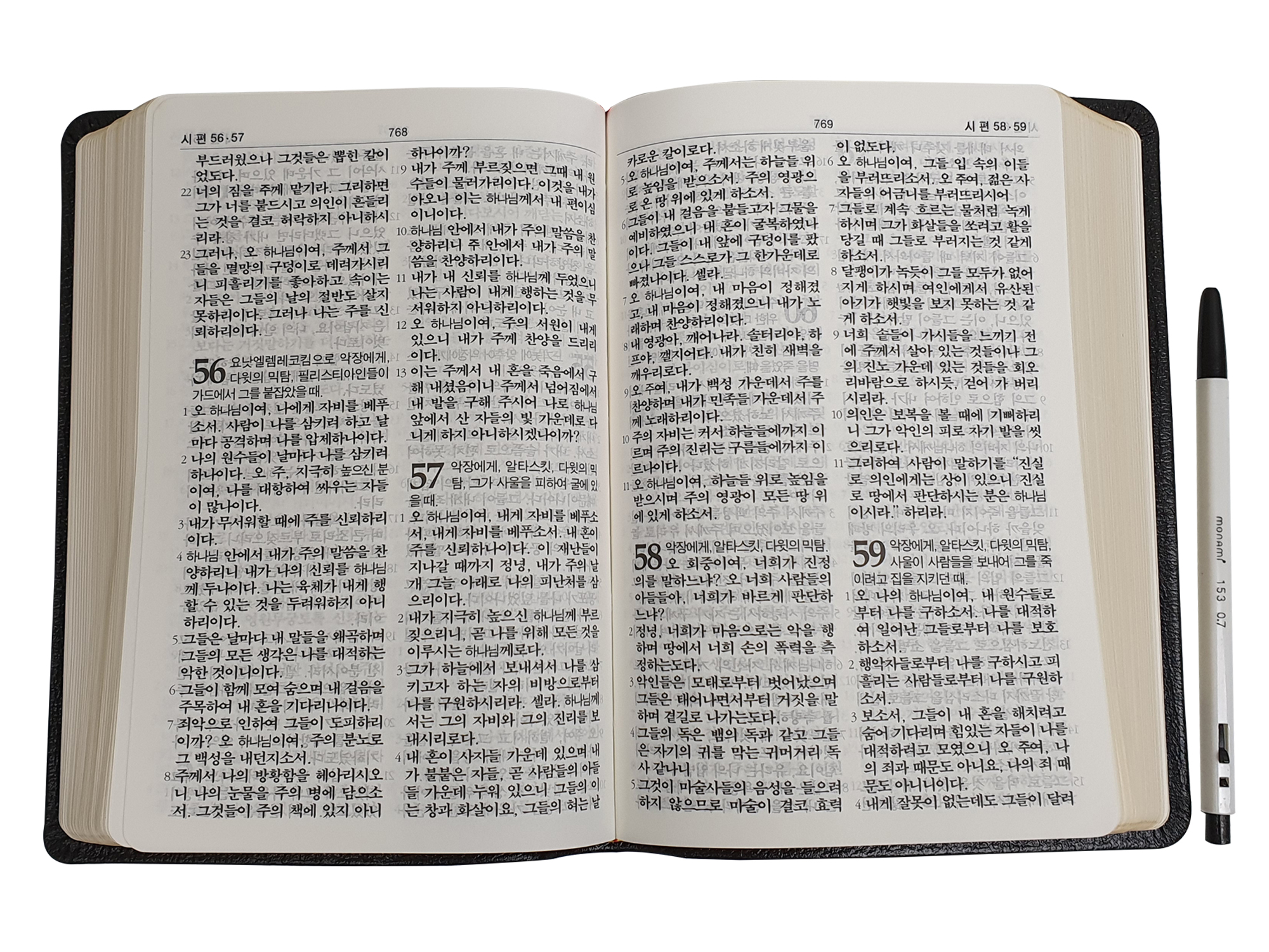 한글킹제임스성경 보급판 색인(천연우피)